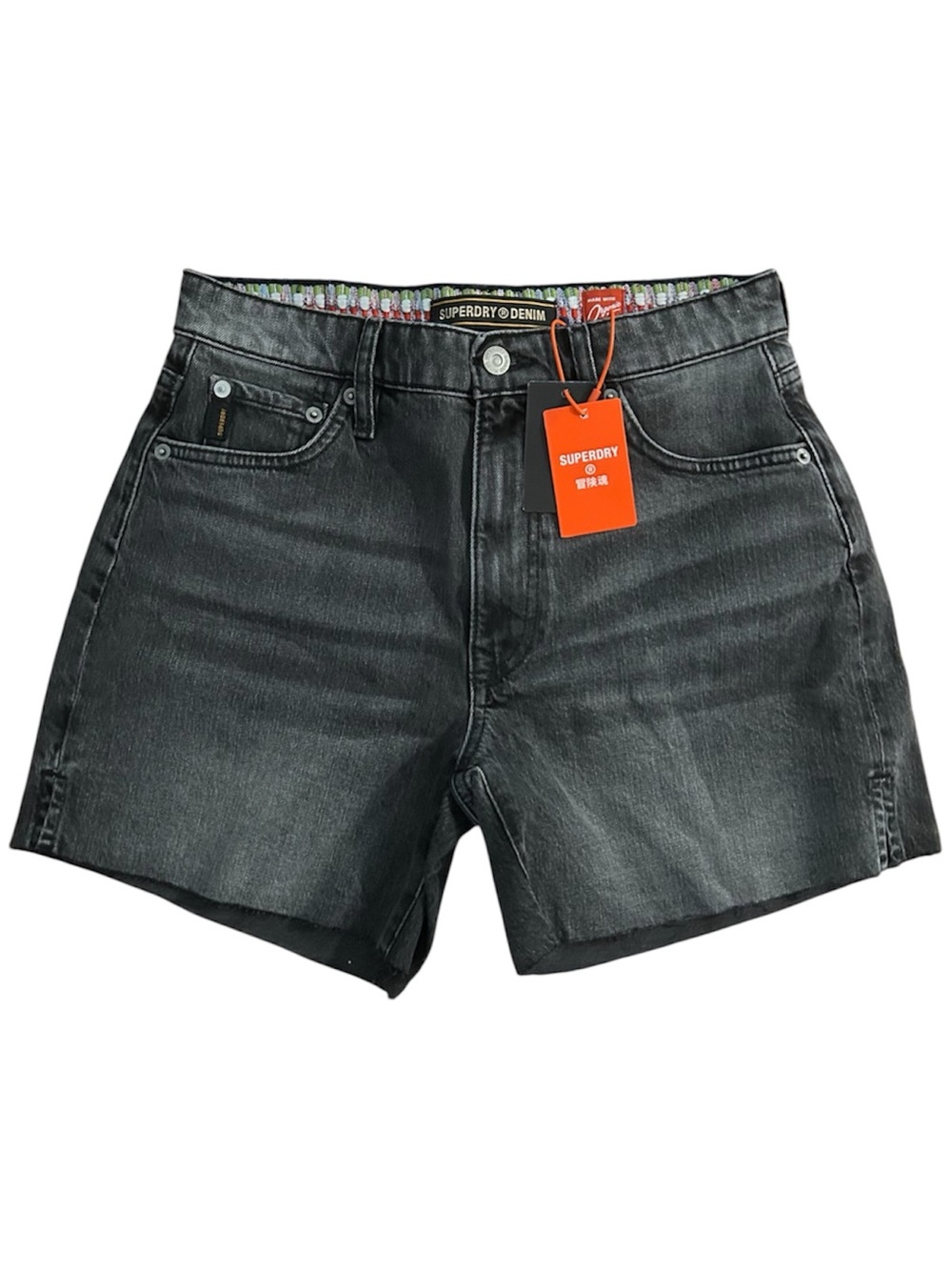 Superdry Mid Rise Cut Off Shorts